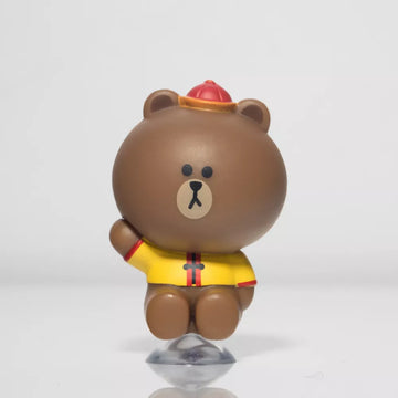 Beast Kingdom MEA-024 LINE FRIENDS Suction Cup Series Toy Set Mini Egg Attack Figure (6pcs)